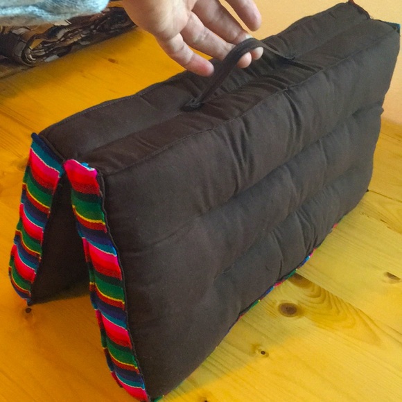 4.99 ship CHOCOLATE Yoga Meditation Cushion - Picture 2 of 15